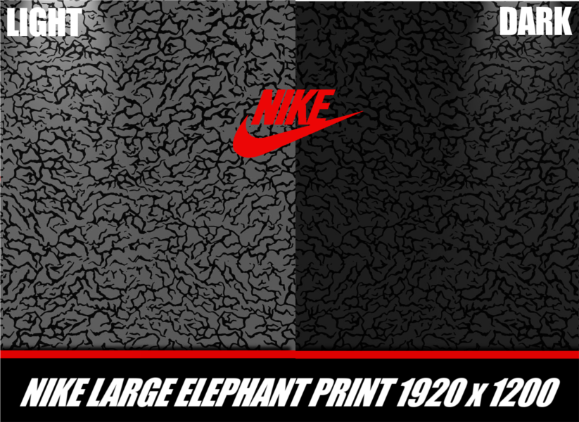 Large Nike Elephant Print By Bpm81