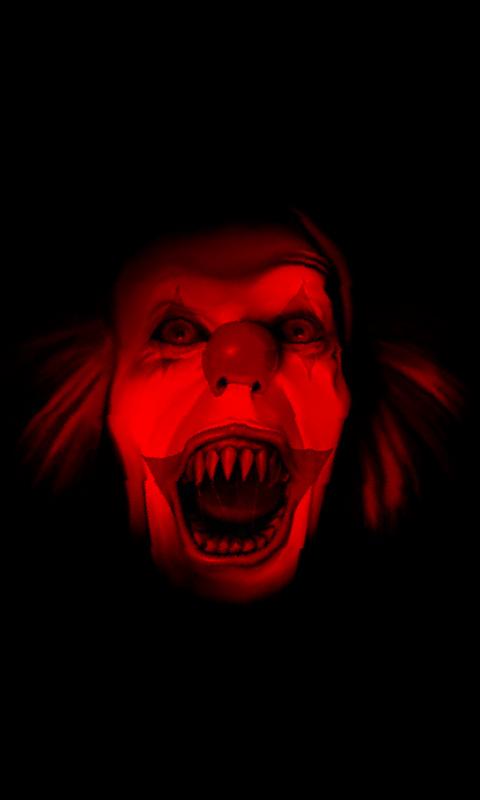 Scary Red Clown Live Wallpaper Screenshot