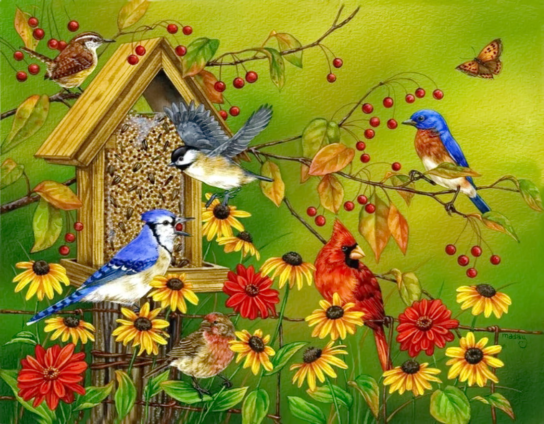 Spring Birds Wallpaper