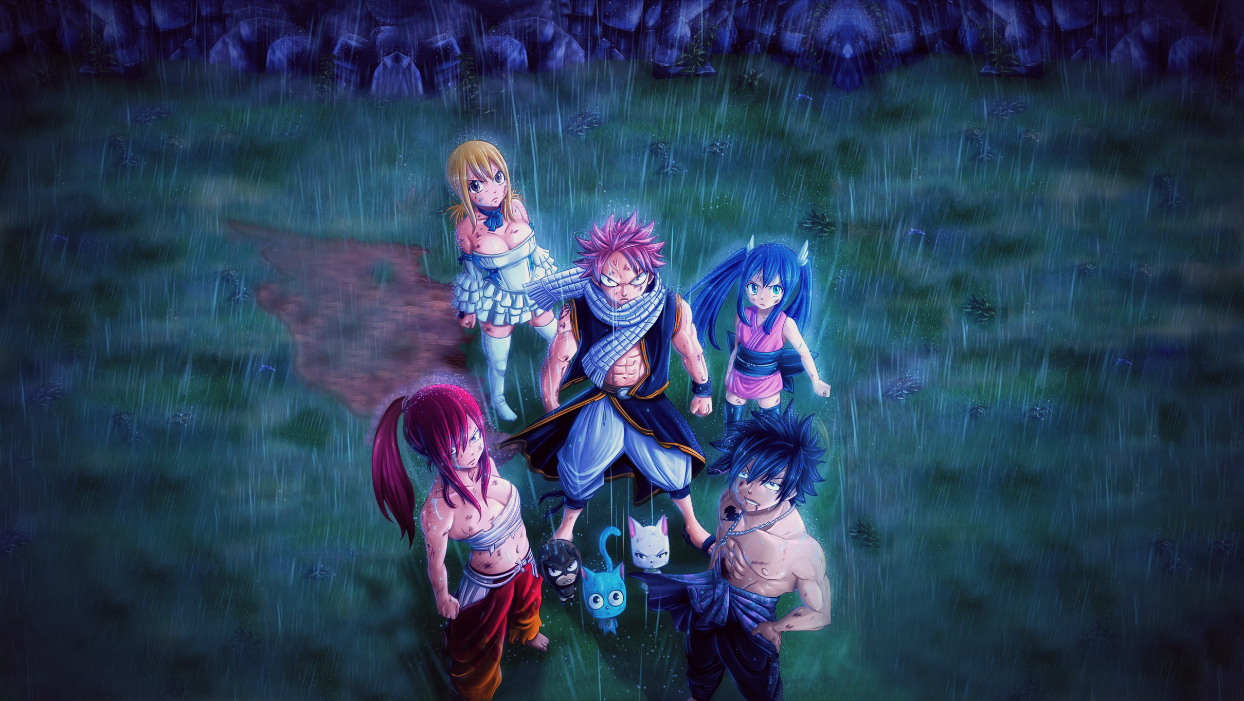 Fairy Tail Team By Diabolumberto HD Wallpaper Background Image