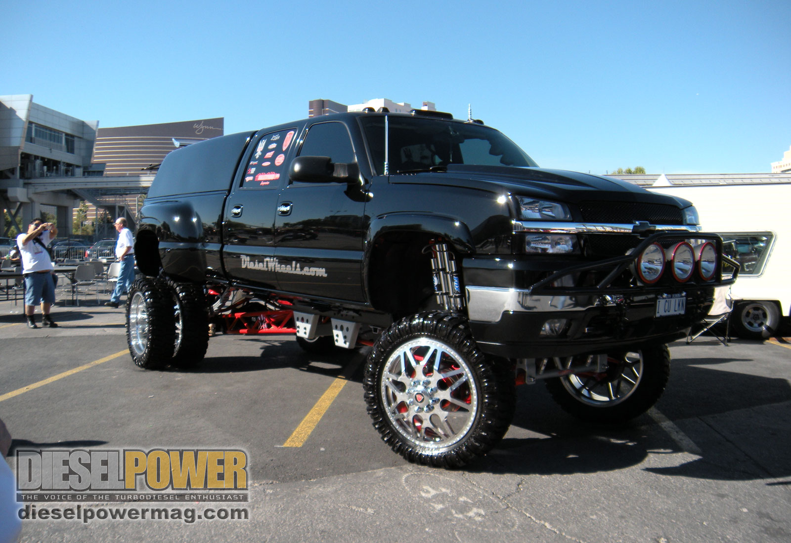 Lifted Chevy Trucks With Stacks Sema Show