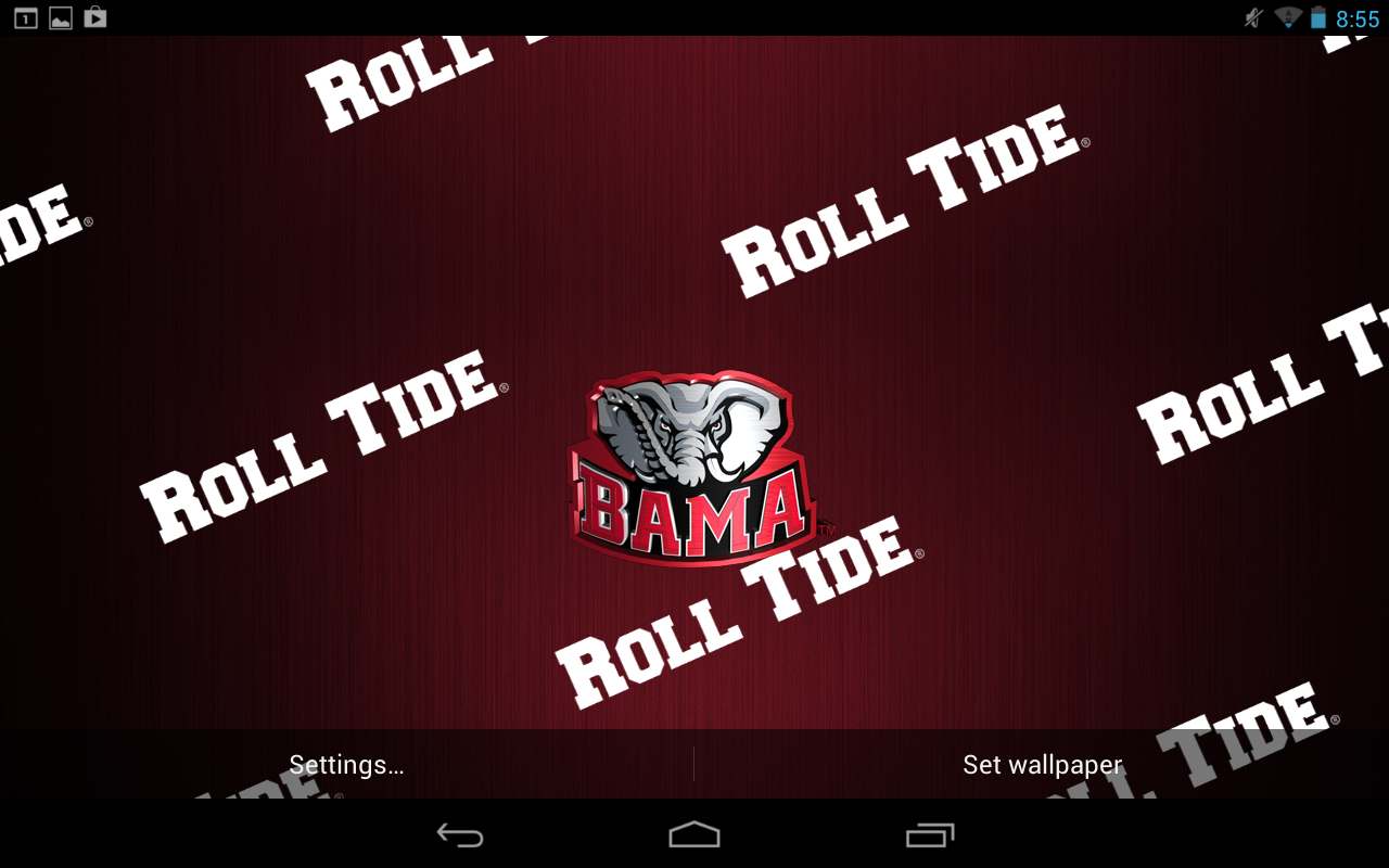 Alabama Crimson Tide Screensavers Live Wallpaper HD