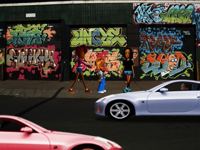 Hip Hop Graffiti and Cars Screensaver   Information Free Download
