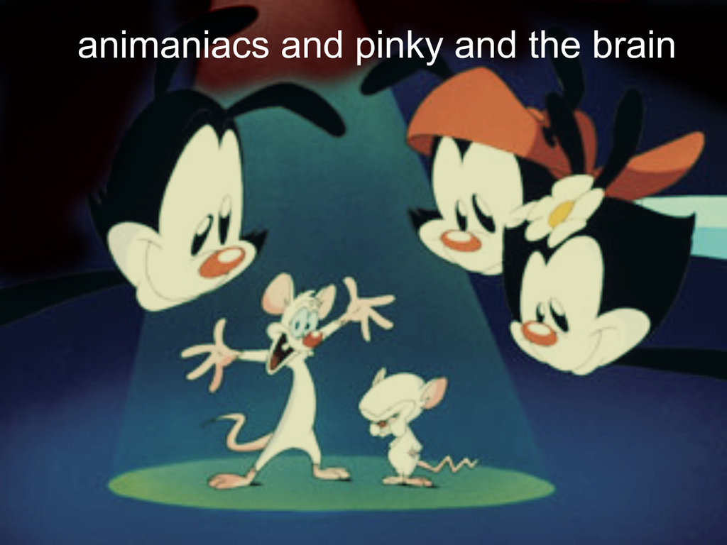 Animaniacs and Pinky and the Brain by Falloutdaylenne on