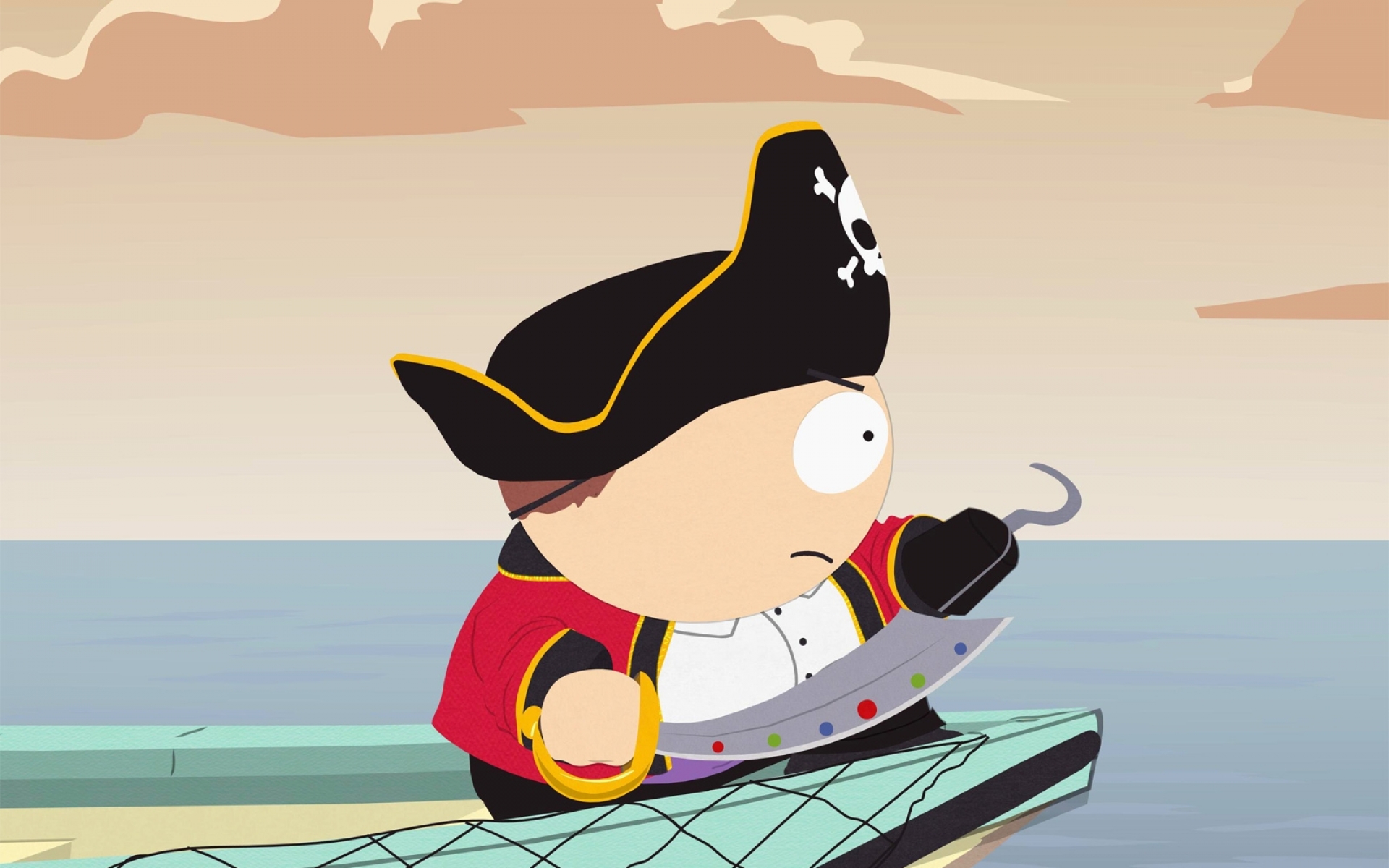 South Park Pirates Eric Cartman Wallpaper Art HD