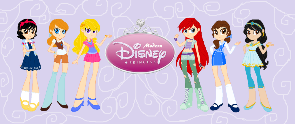 Modern Disney Princesses By Hatterm97