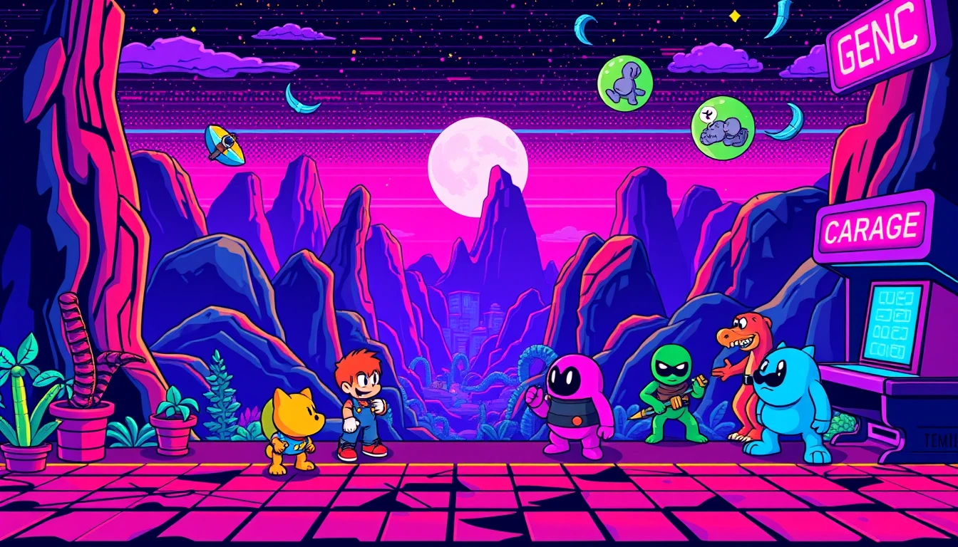 Hd Retro Gaming Wallpaper