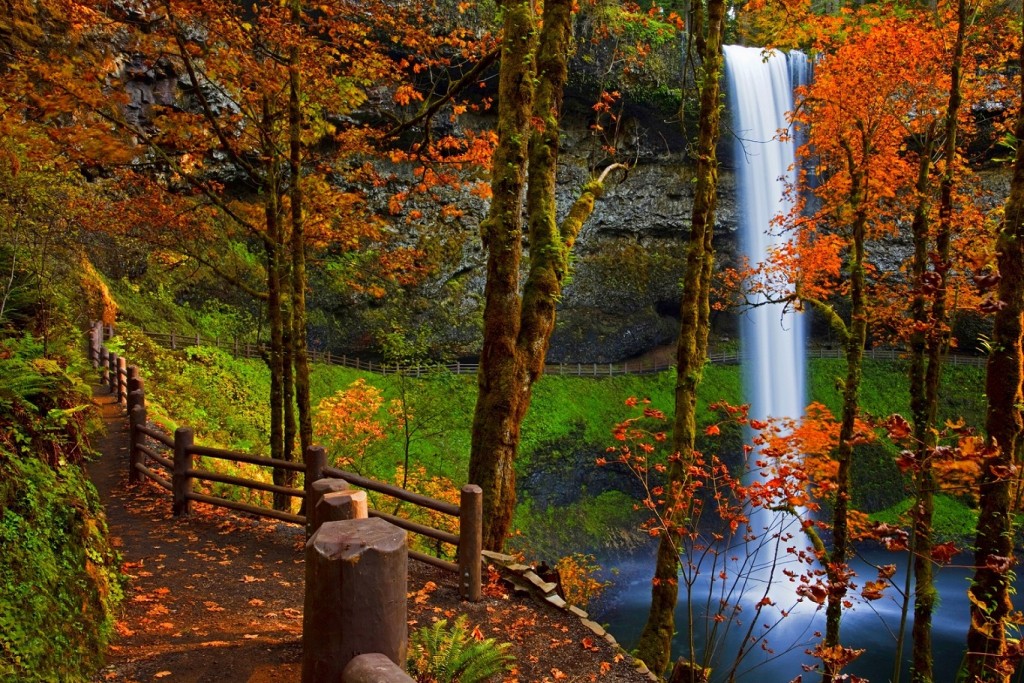 Autumn Waterfall In HD Download Free At Wallpaperiacom