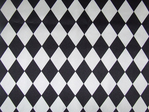 Diamond Pattern Satin Fabric Texture