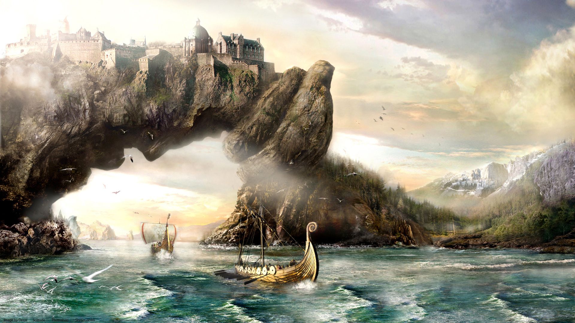Viking Background Wallpaper