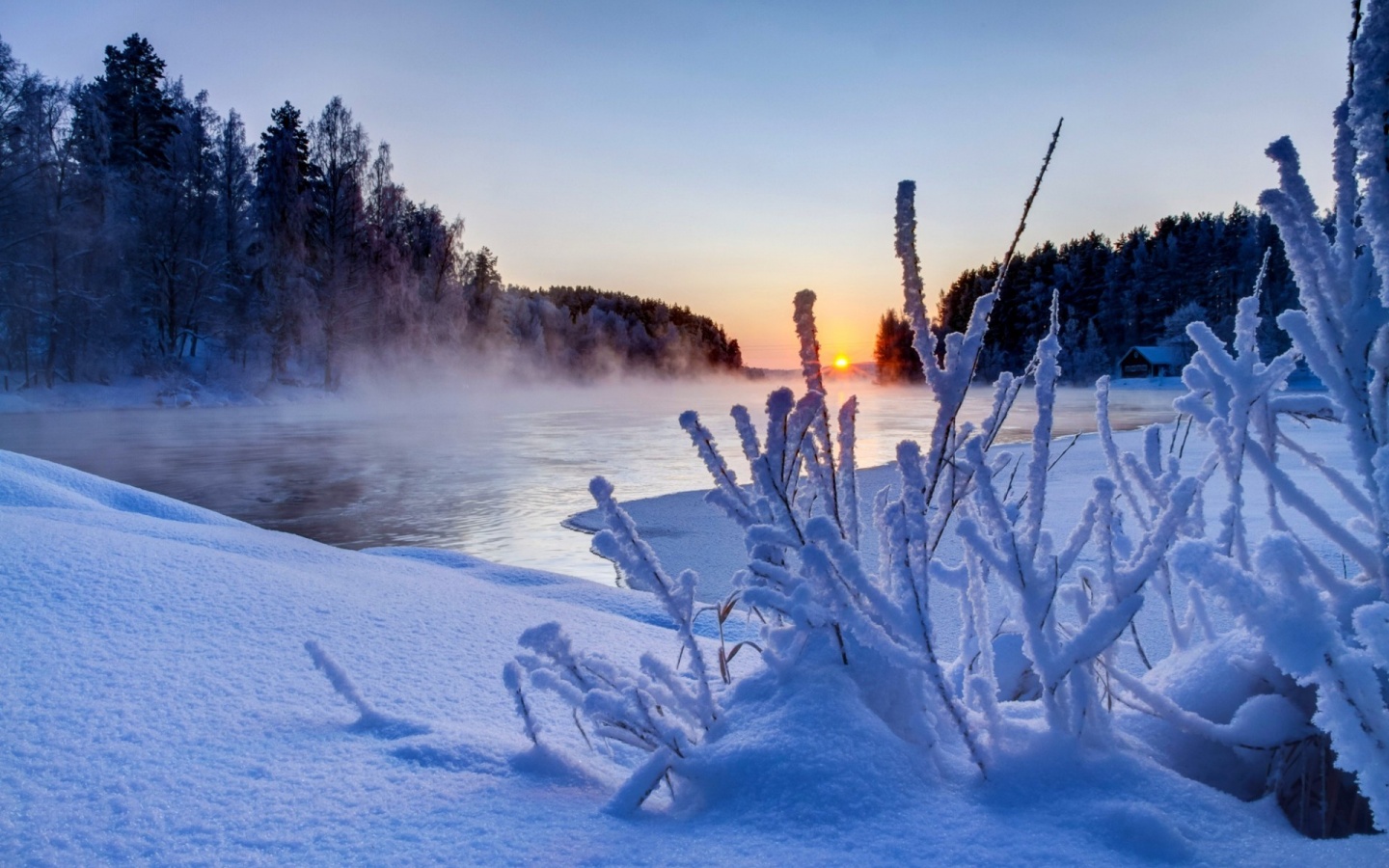 Related Pictures Winter Scenery HD Wallpaper
