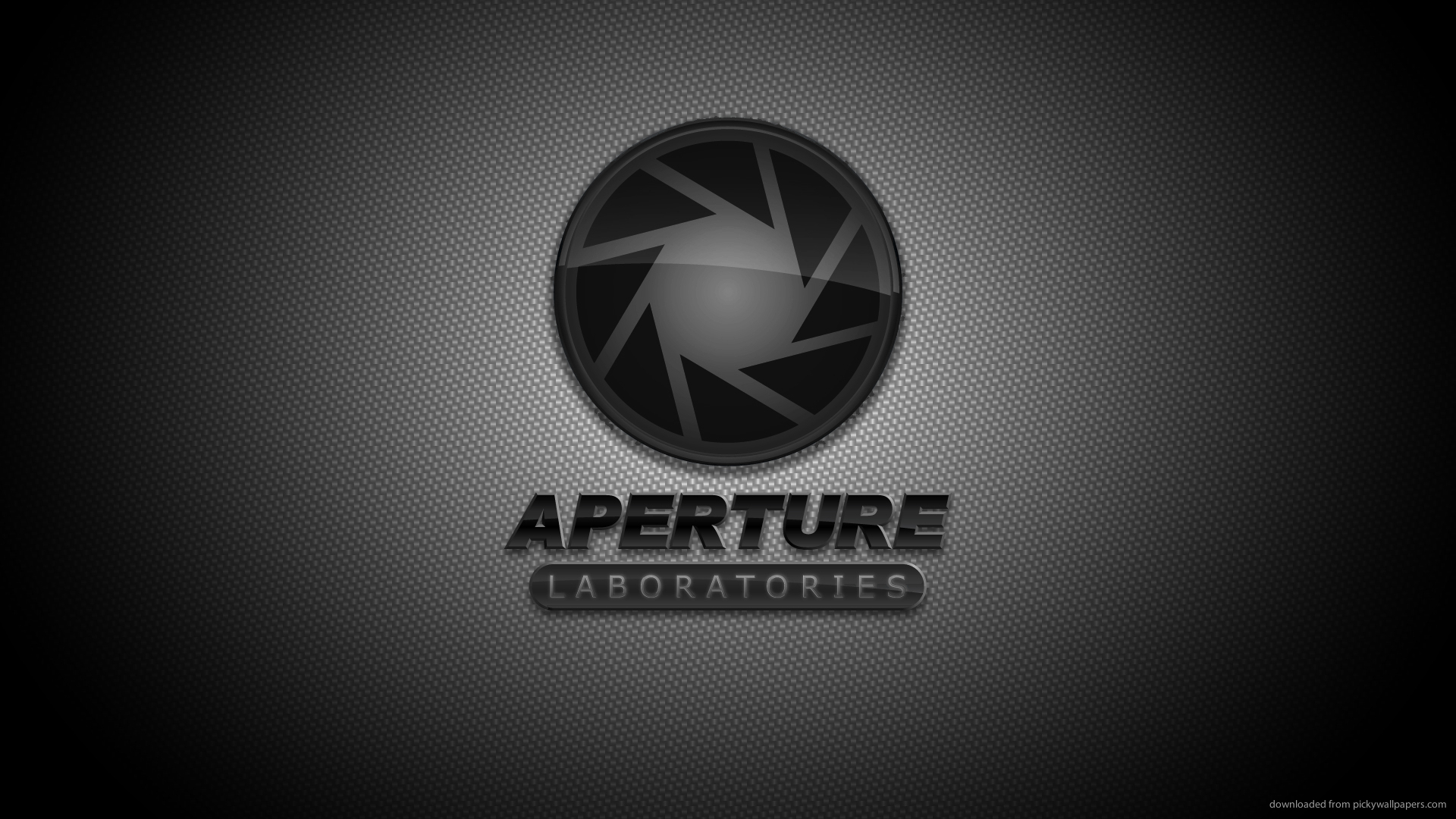 Aperture Science Black Logo For