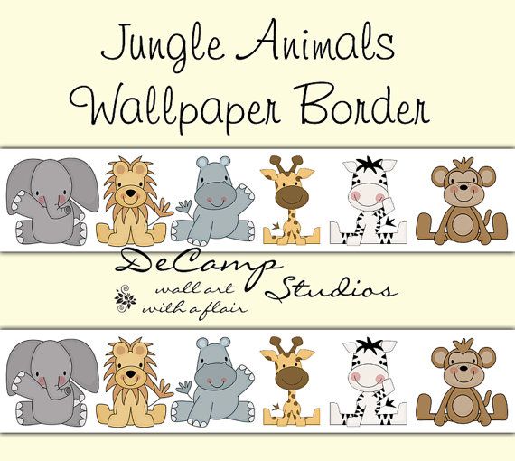 Animals Animal Wallpaper Boy Nurseries Baby Jungles