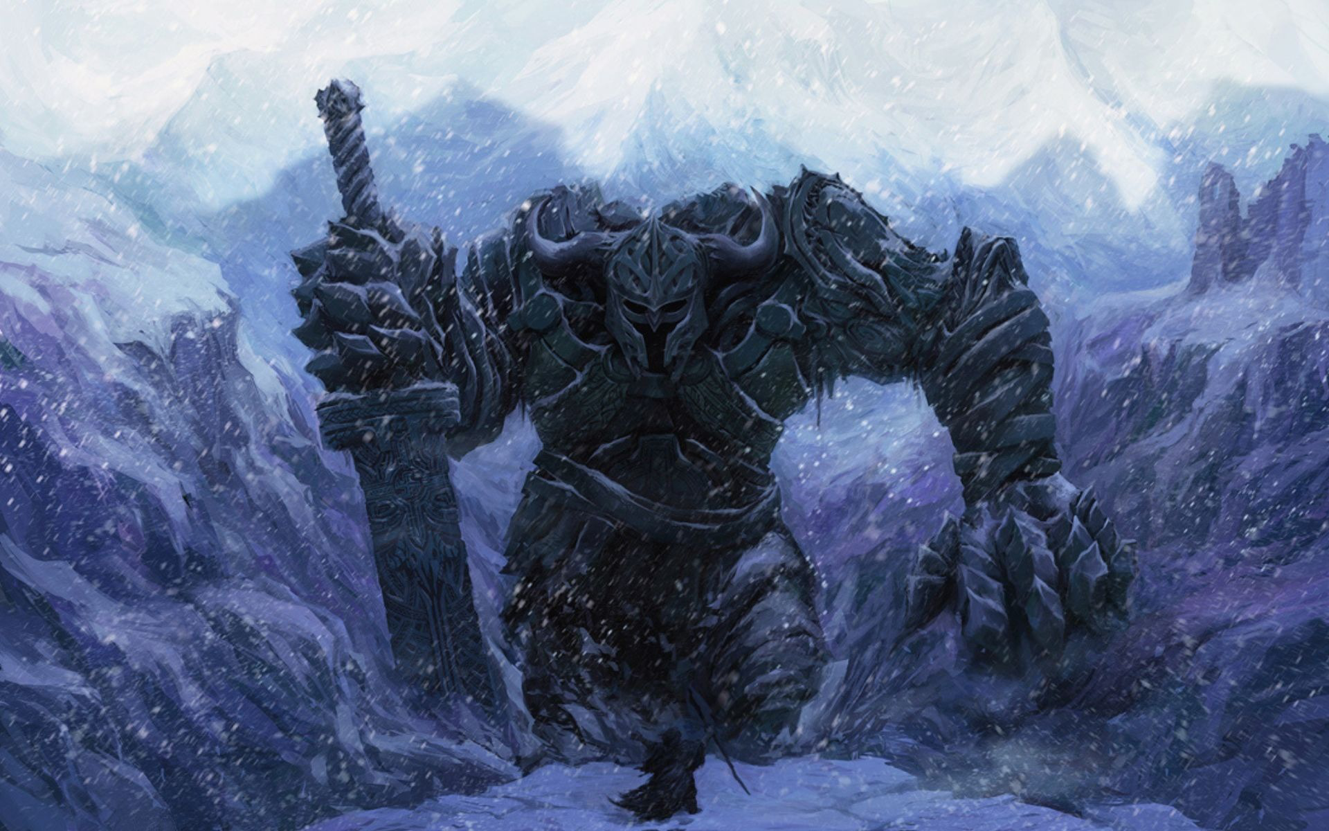 Frost Giant Warriors wallpaper Fantasy art Fantasy warrior