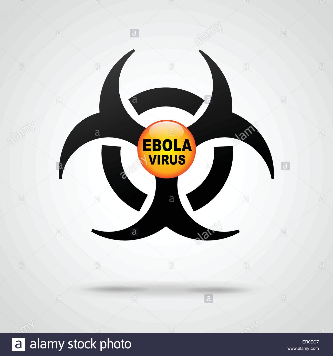 Illustration Of Abstract Background For Ebola Virus Stock Vector