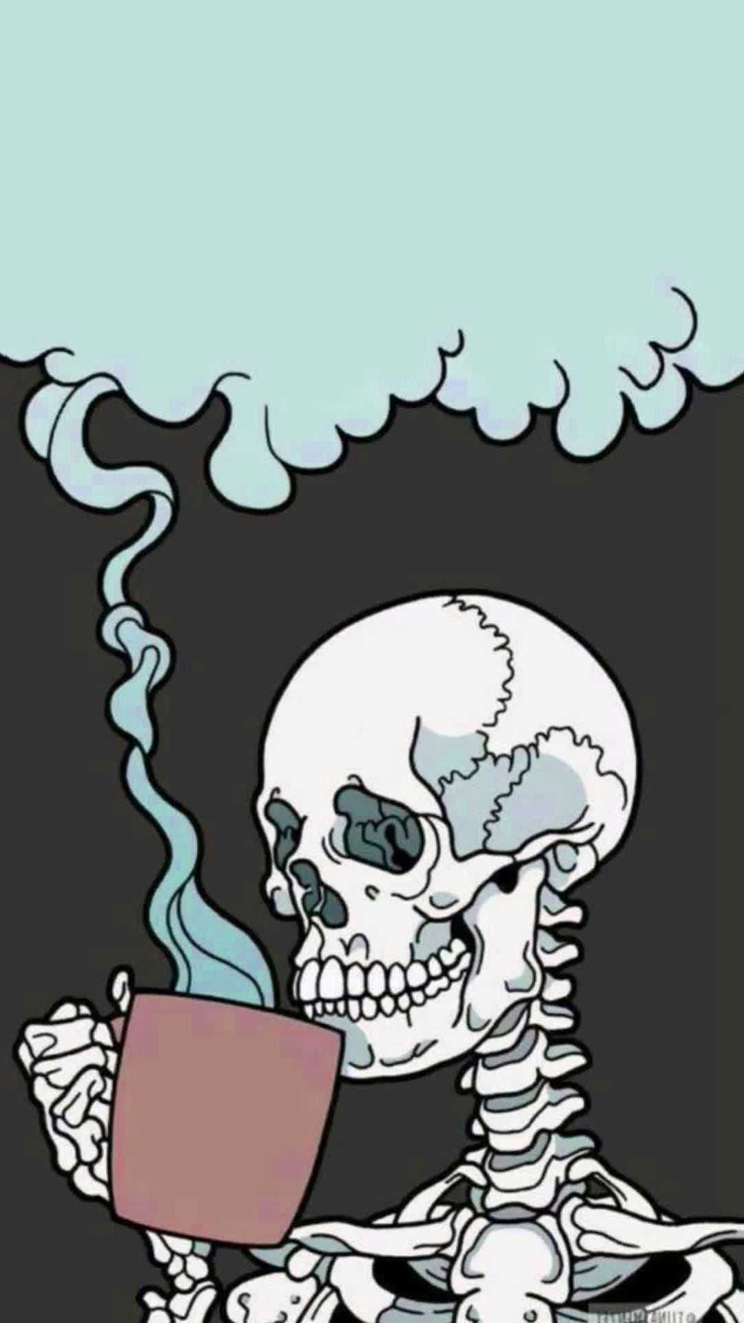 Skeleton Aesthetic Wallpaper