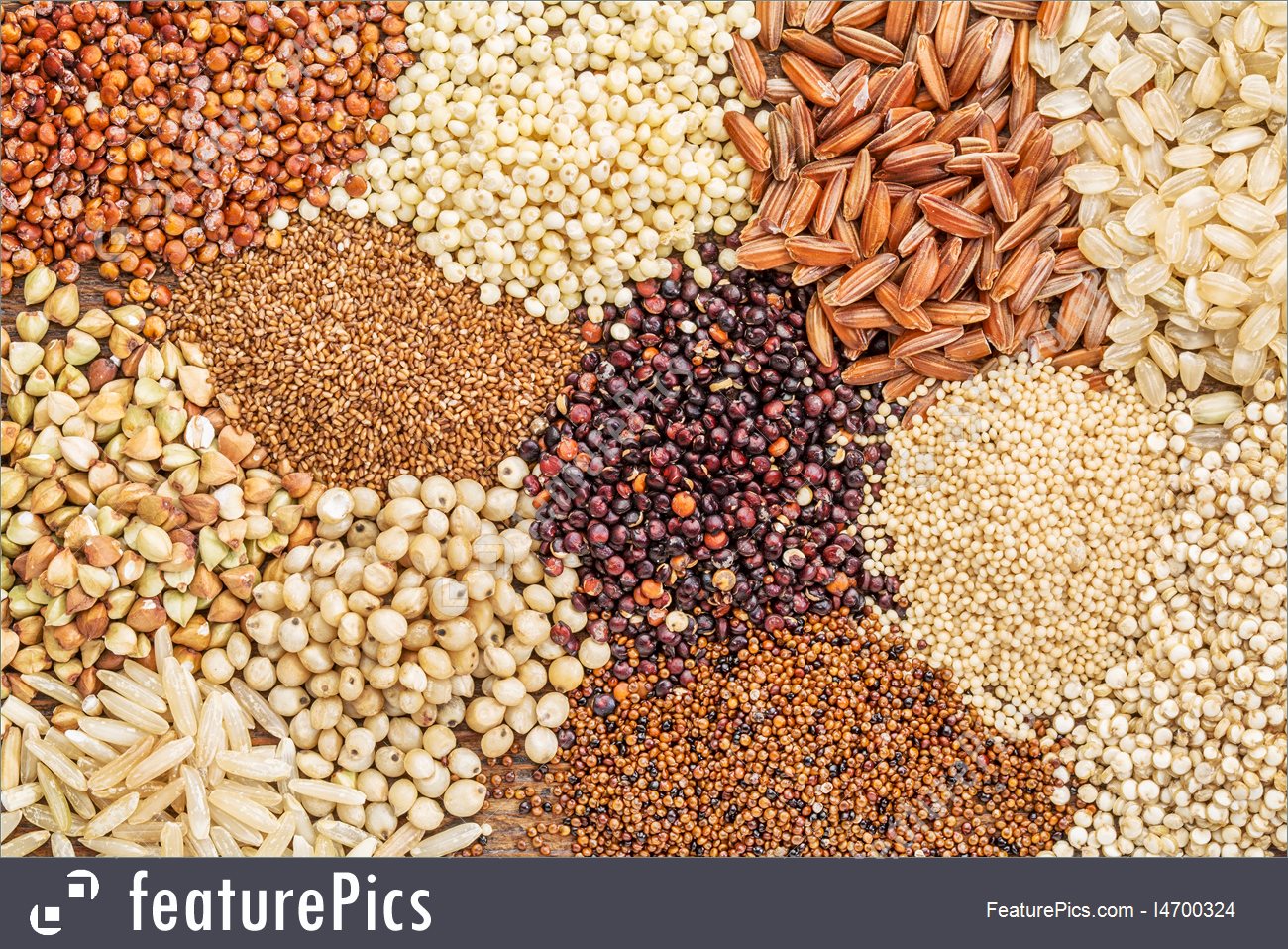 Gluten Grains Background Abstract