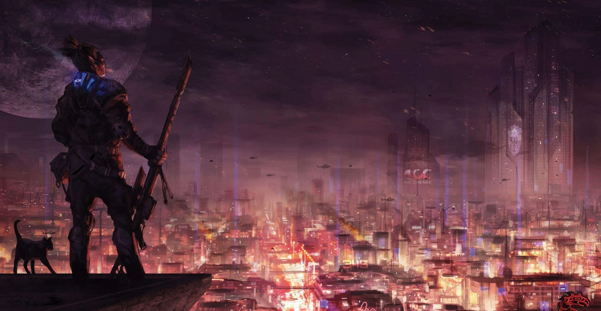 Shadowrun City Wallpaper