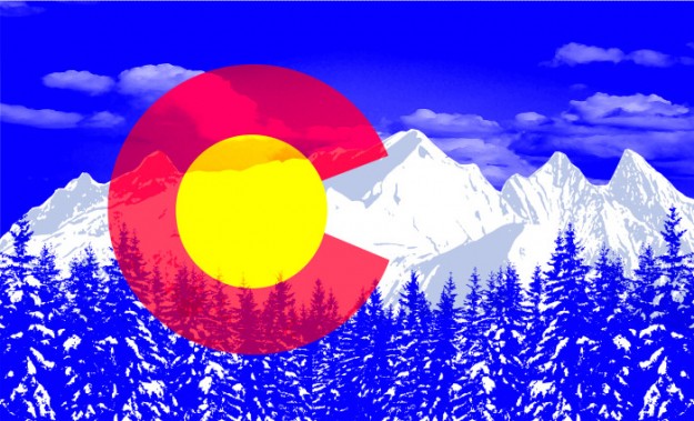 Colorado Flag Logo Wallpaper Including Denver