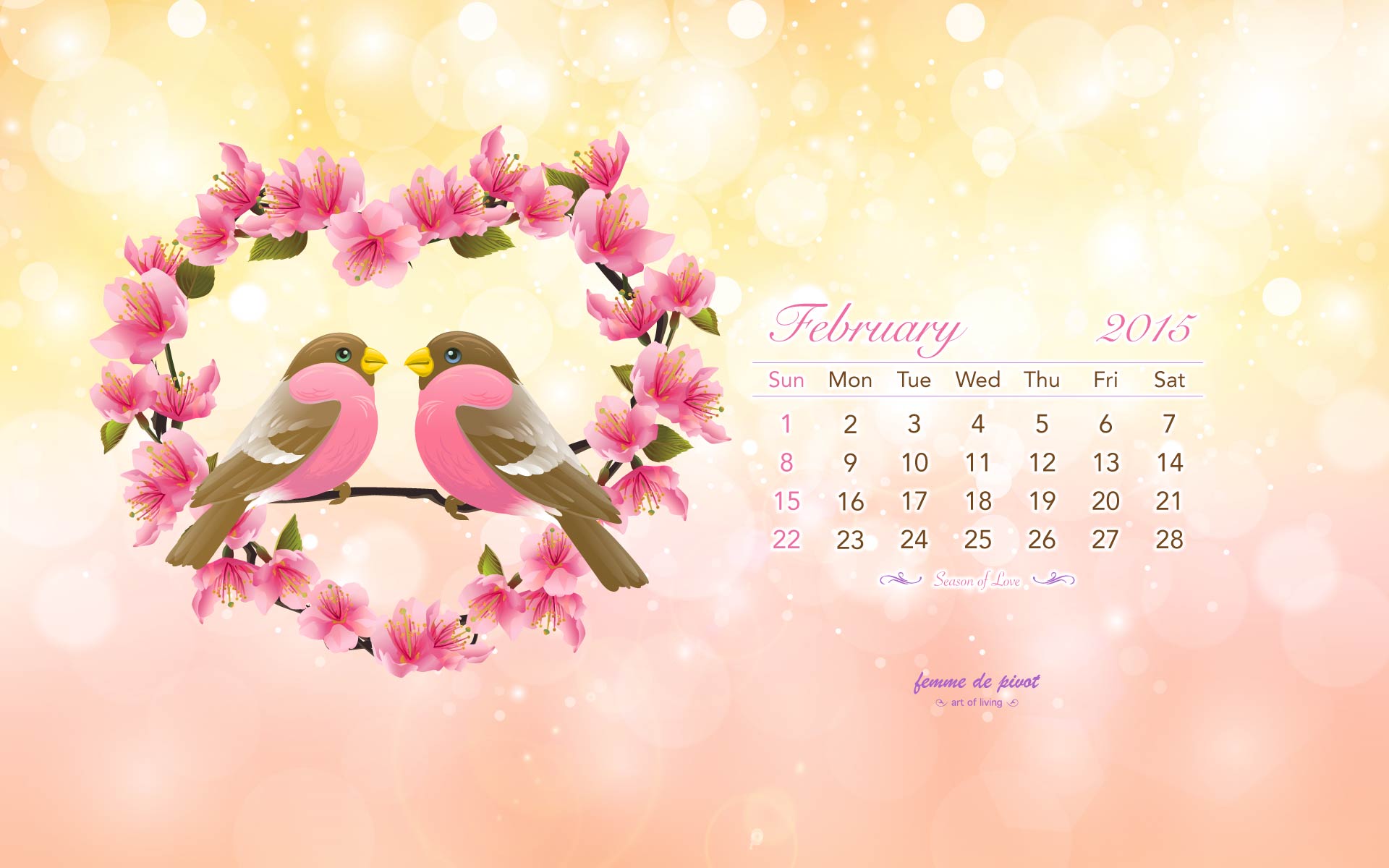 February Calendar Desktop Wallpaper Quotes