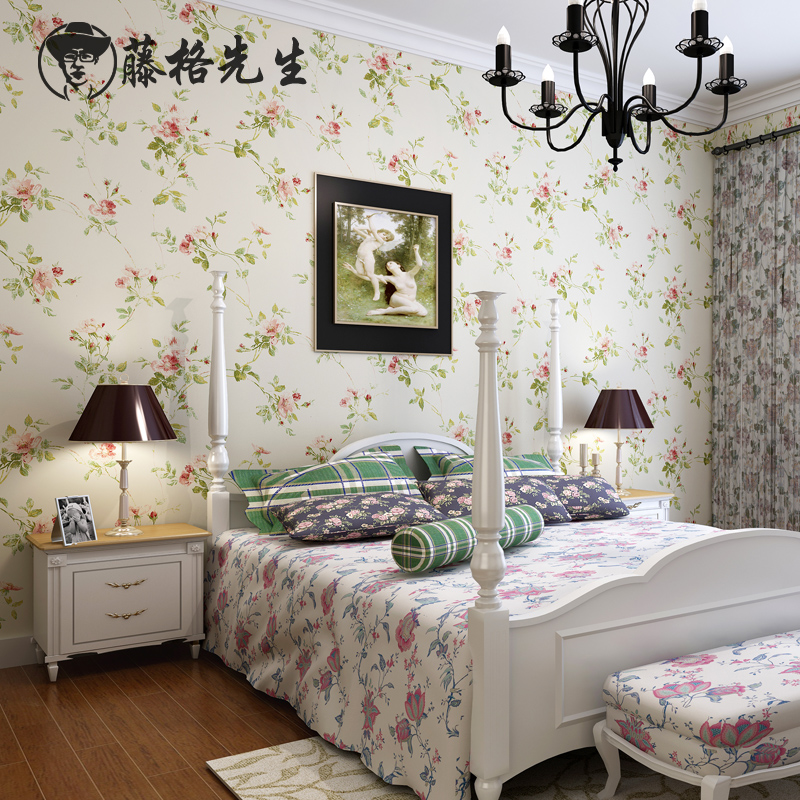 Aliexpress Buy Pure Paper Rustic Style Wallpaper From Reliable