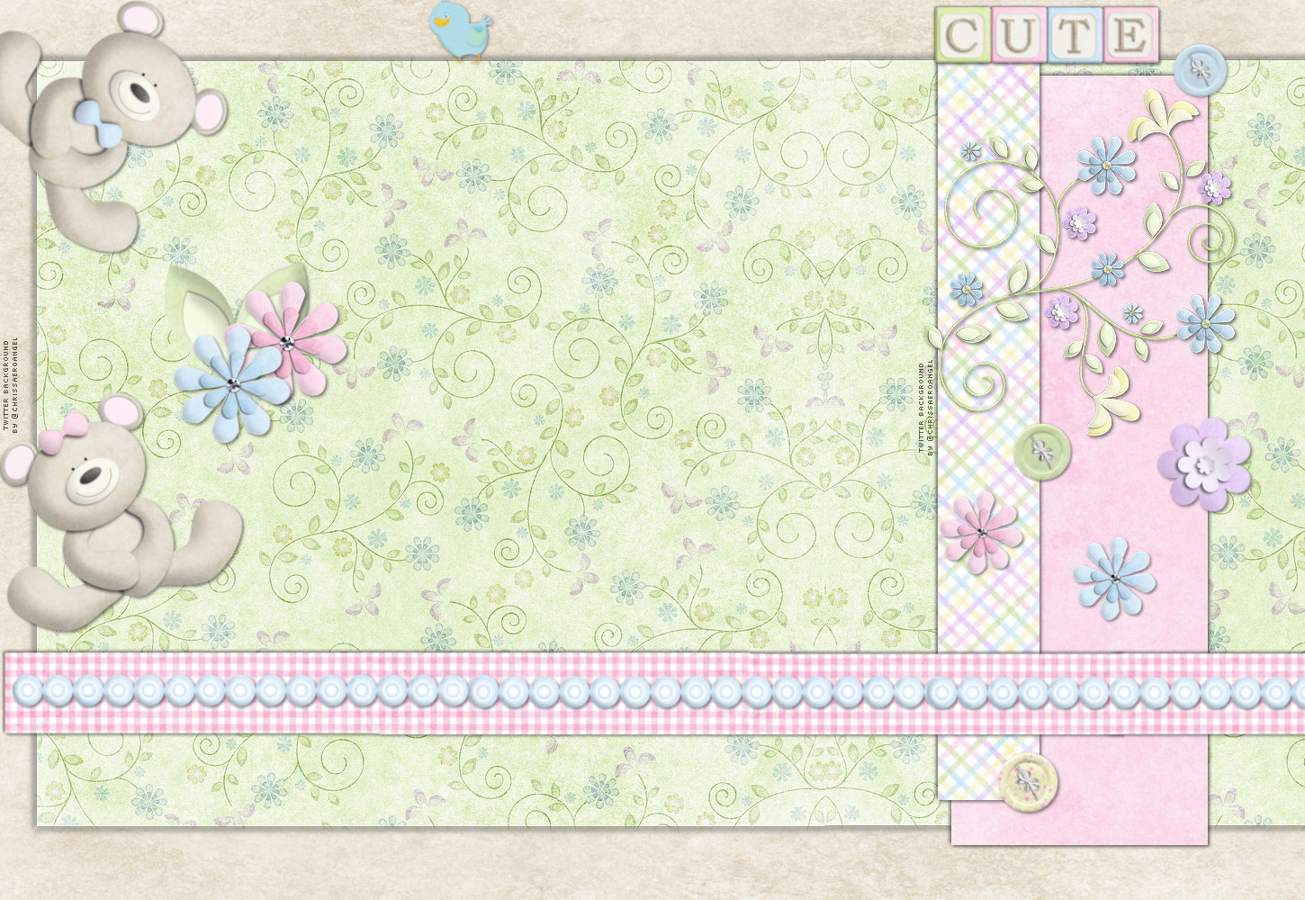 Baby Bears Background Themes
