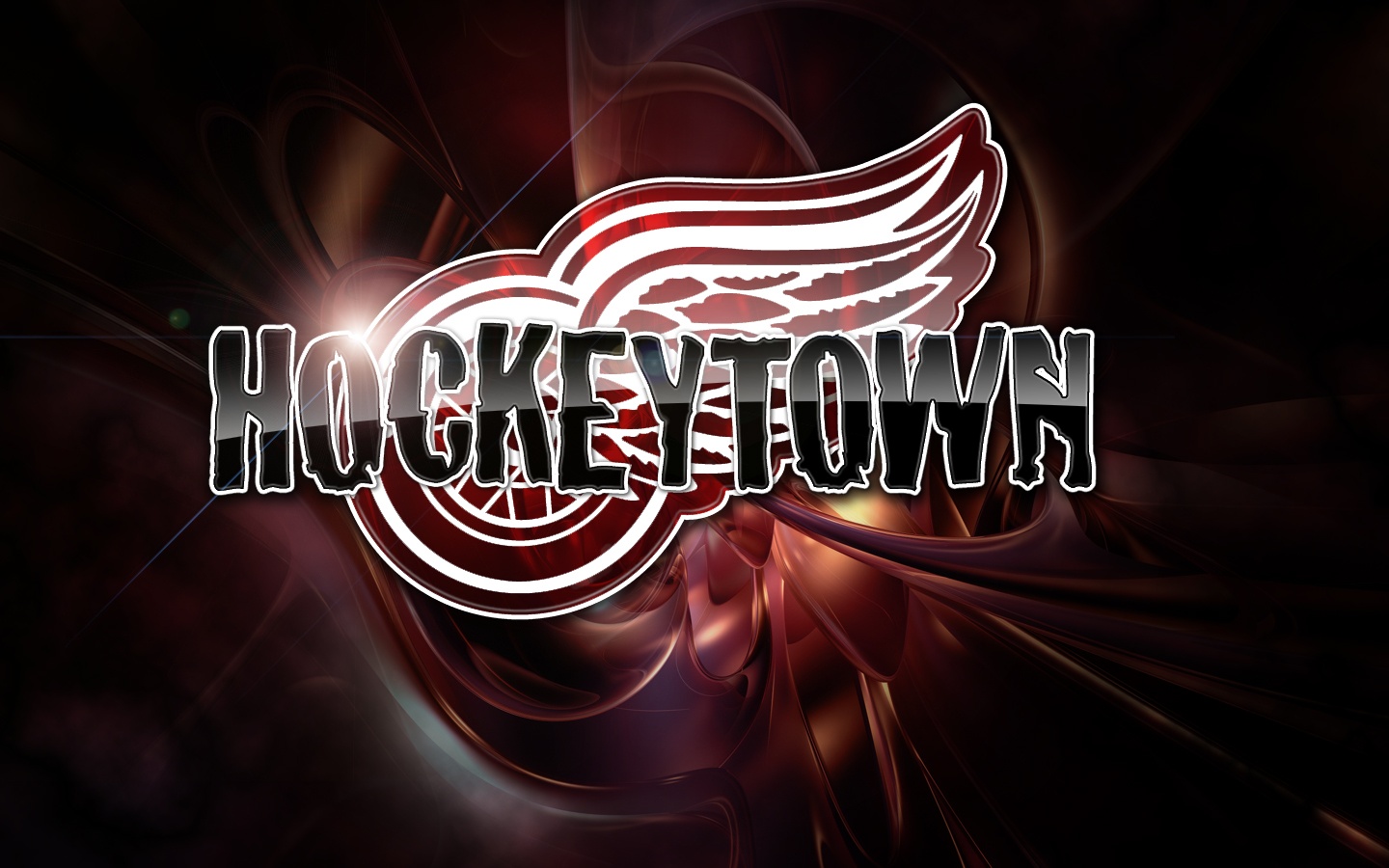 Detroit Red Wings Logo X Wallpaper Hockeywallpaper