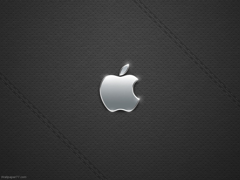 Apple Leather Logo Pixels Wallpaper Tagged