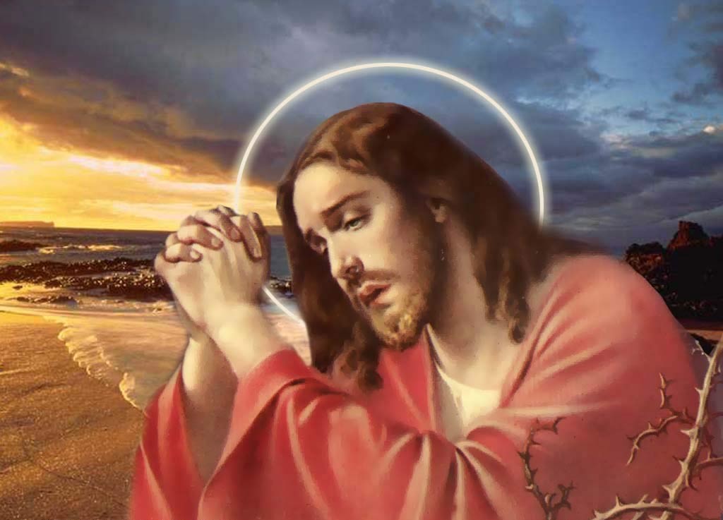 Jesus Christ Praying Wallpaper
