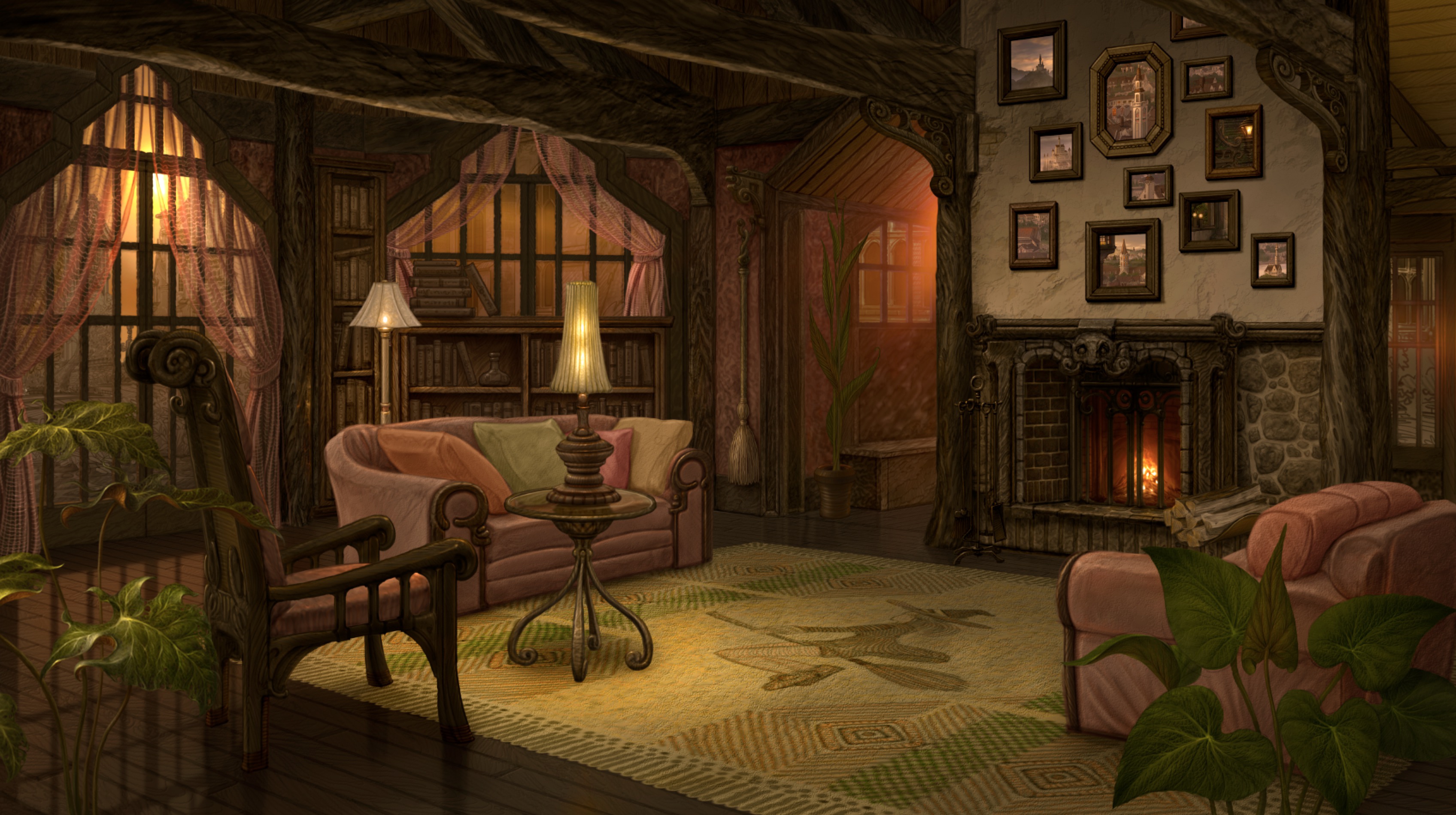 Fantasy Room HD Wallpaper By Ucchiey