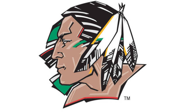 north sioux controversy indian ceremonial sioux may hockey controversy 640x384