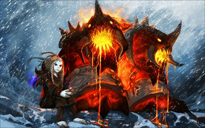 World Of Warcraft Hunter Fantasy Art Artwork Yaorenwo Troll Wallpaper