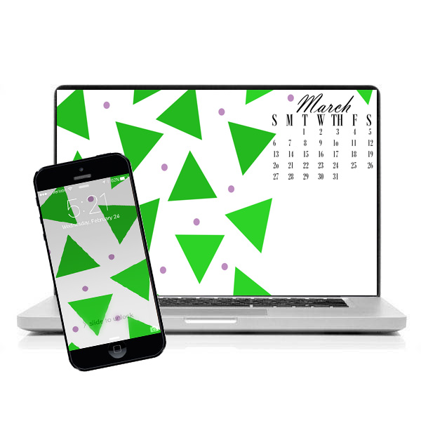 March Desktop And iPhone Wallpaper Bumblebree