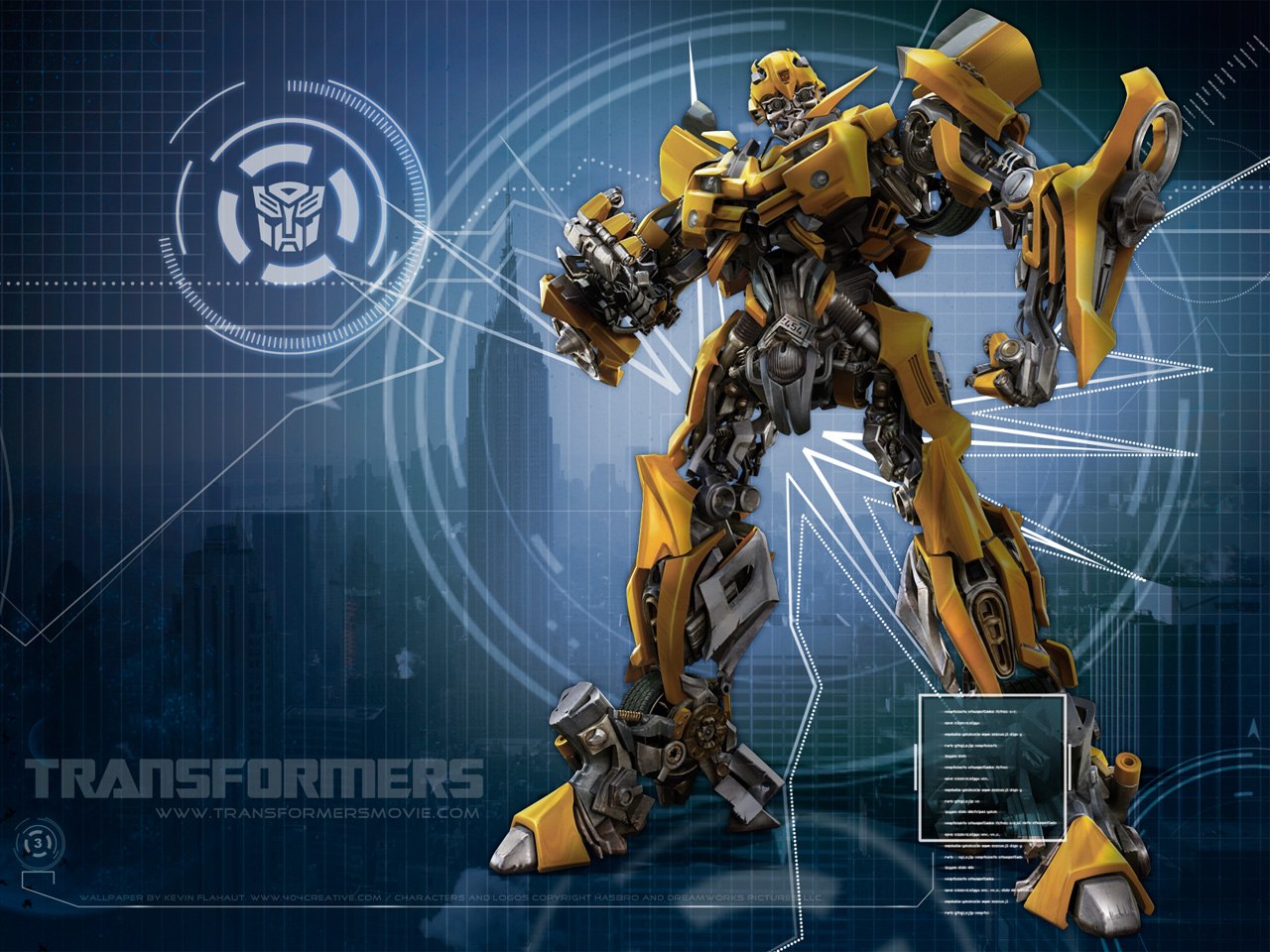 transformers 2 bumblebee wallpaper