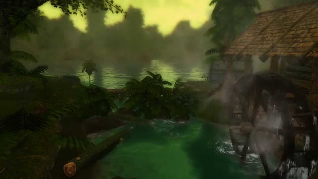 Animated Desktop Wallpaper Tropical Skyrim Mystic Swamp