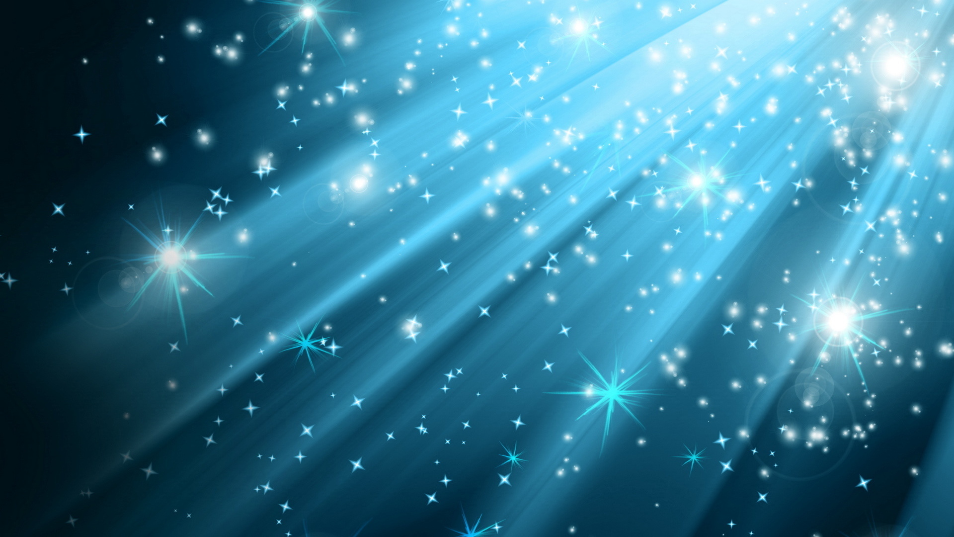 light blue sparkle background