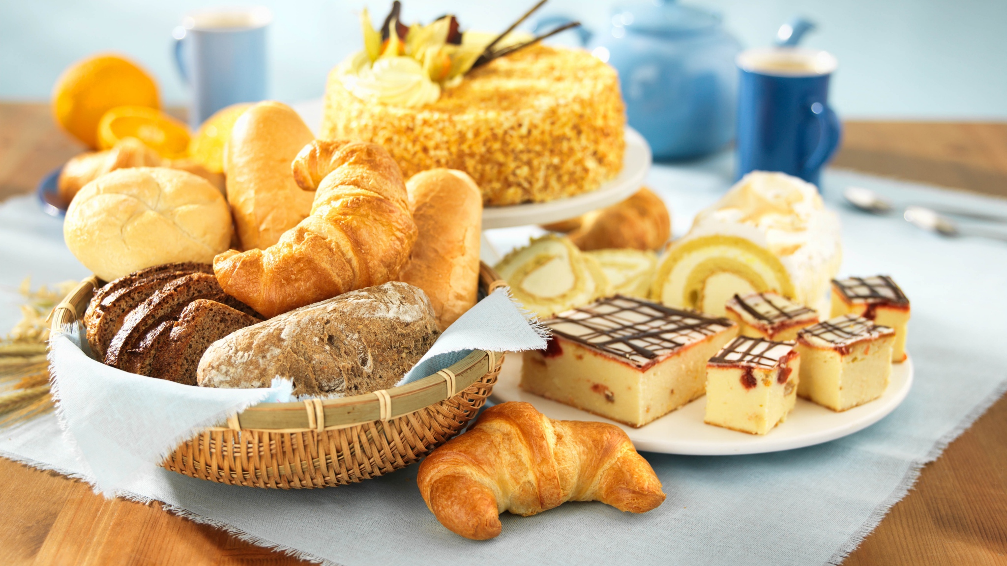 Pastries Background Wallpaper
