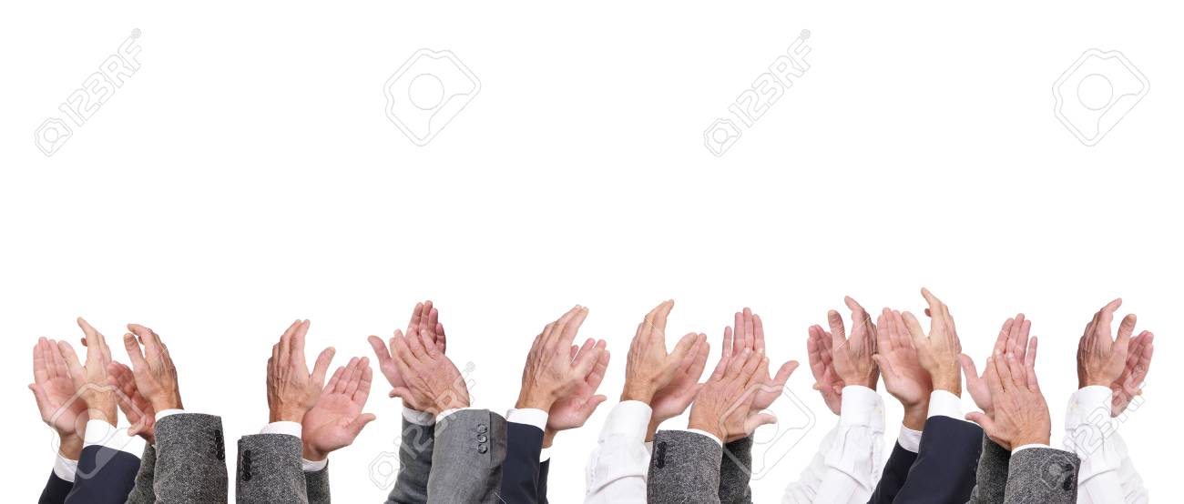 Applause On White Background Stock Photo Picture And Royalty