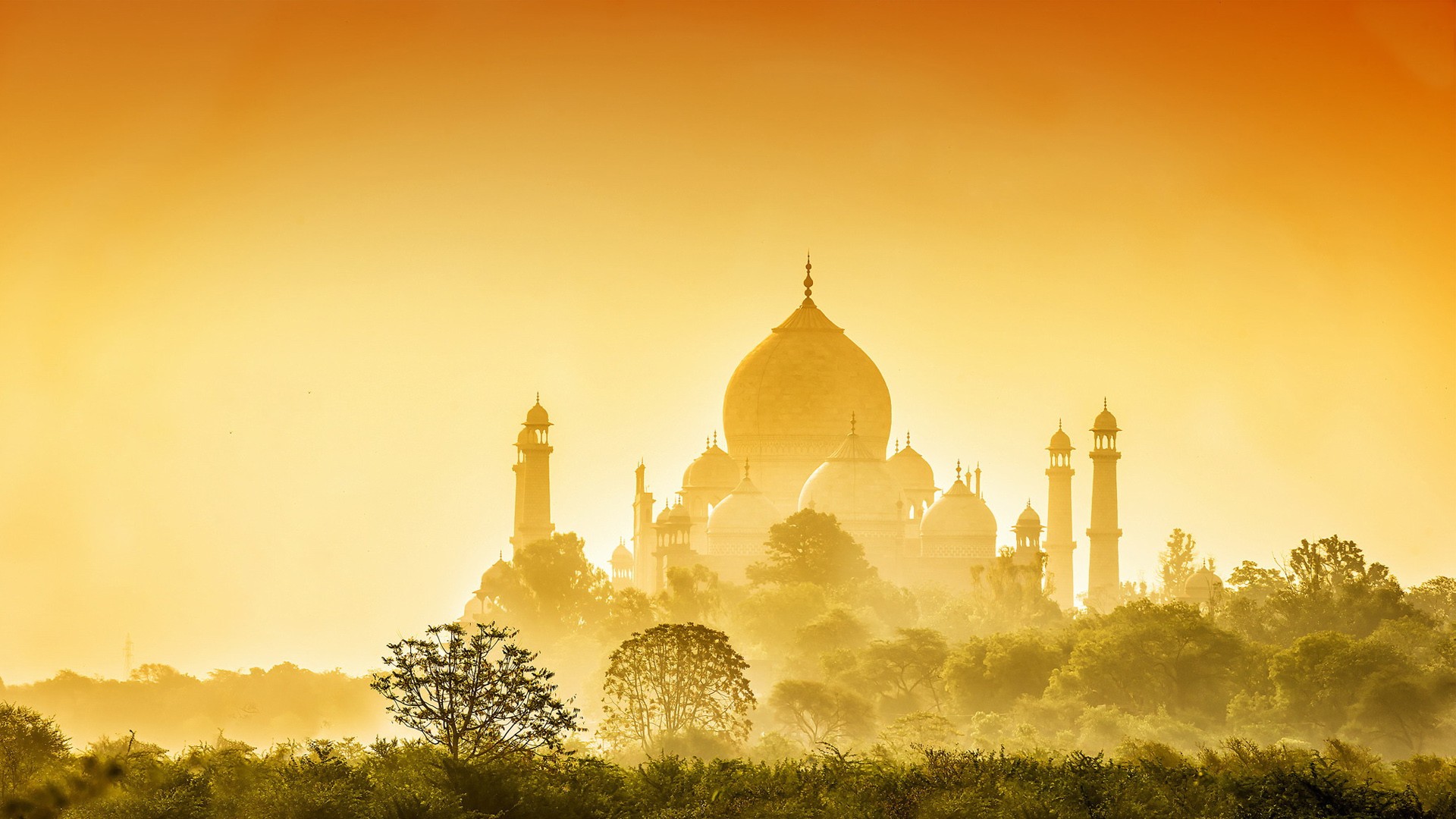 Golden Taj Mahal Desktop Wallpaper New HD