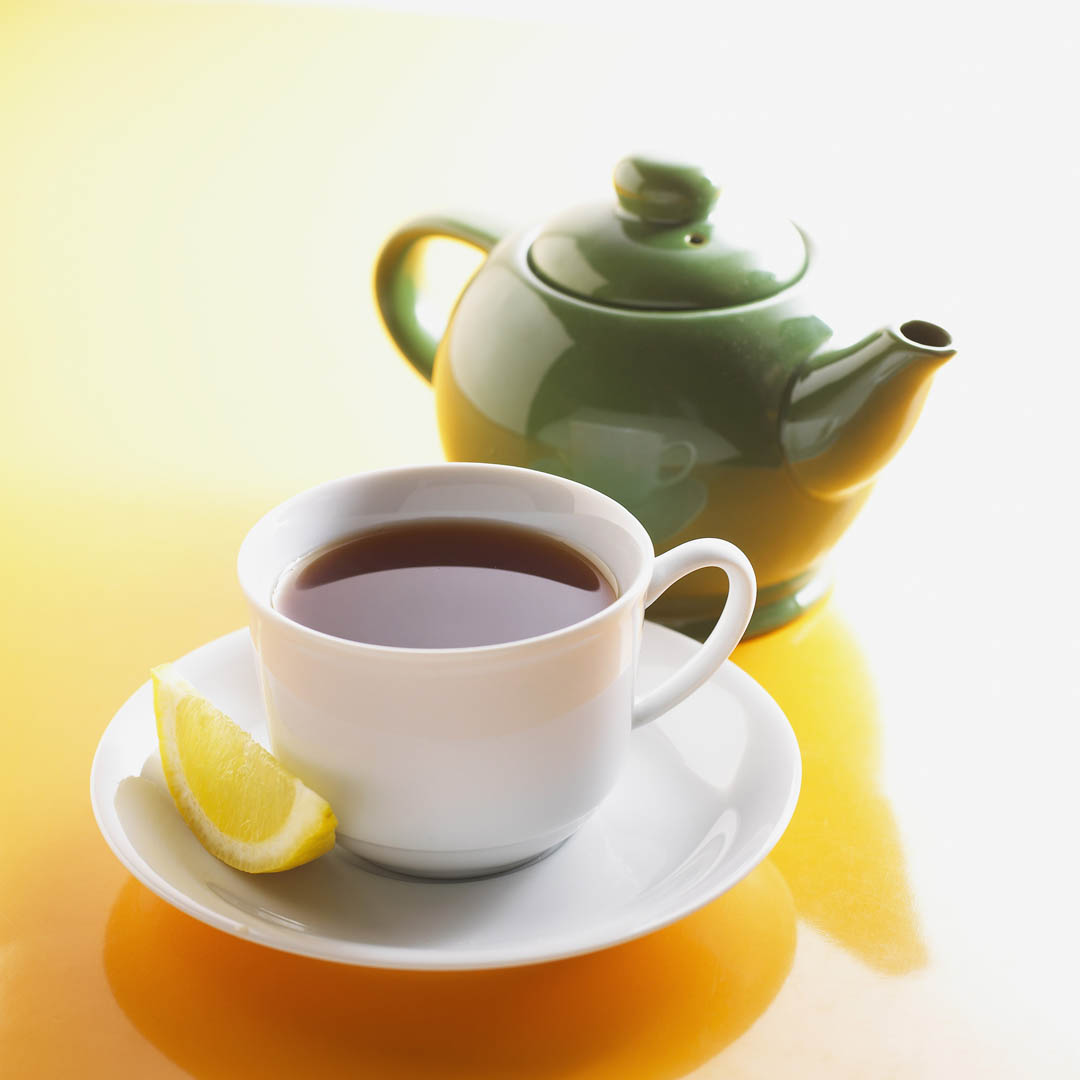 Cup Of Tea And Teapot Food Drink Wallpaper Image Featuring