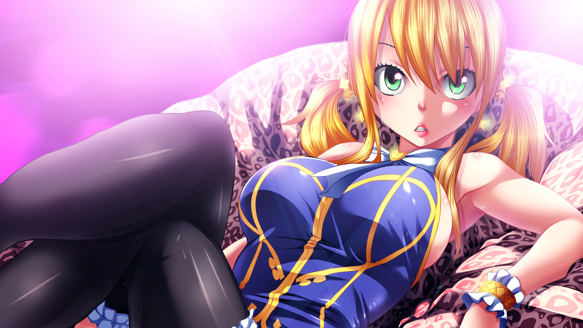 Beautiful Anime Girl Blonde Fairy Tail HD 1080p Wallpaper