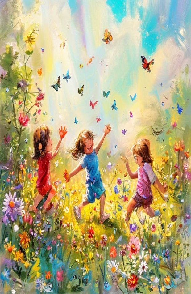 Barefoot Kids Wallpaper