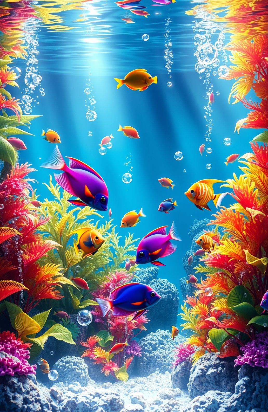 3d Live Aquarium Wallpaper