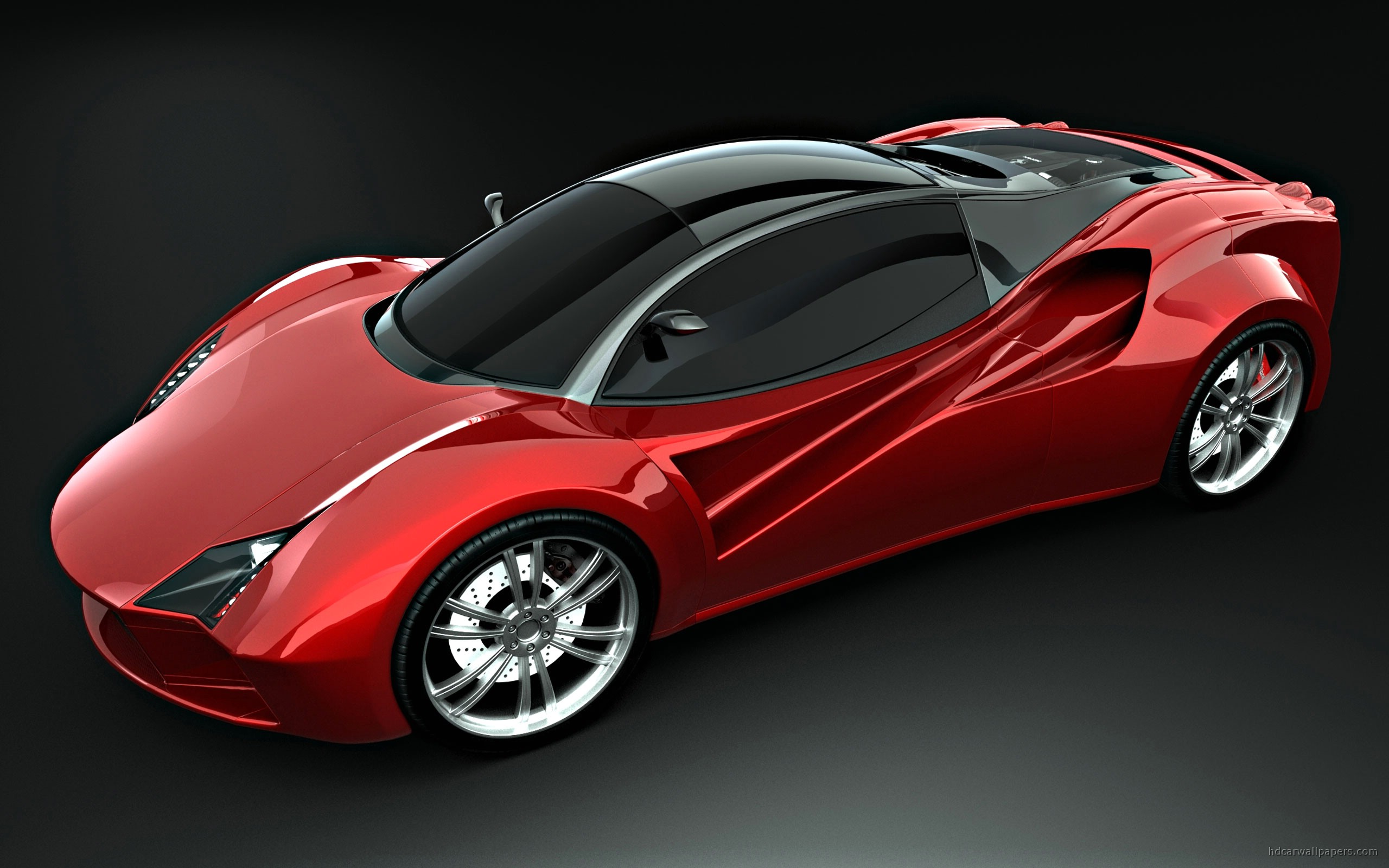 Ferrari Red Concept Wallpaper HD Car