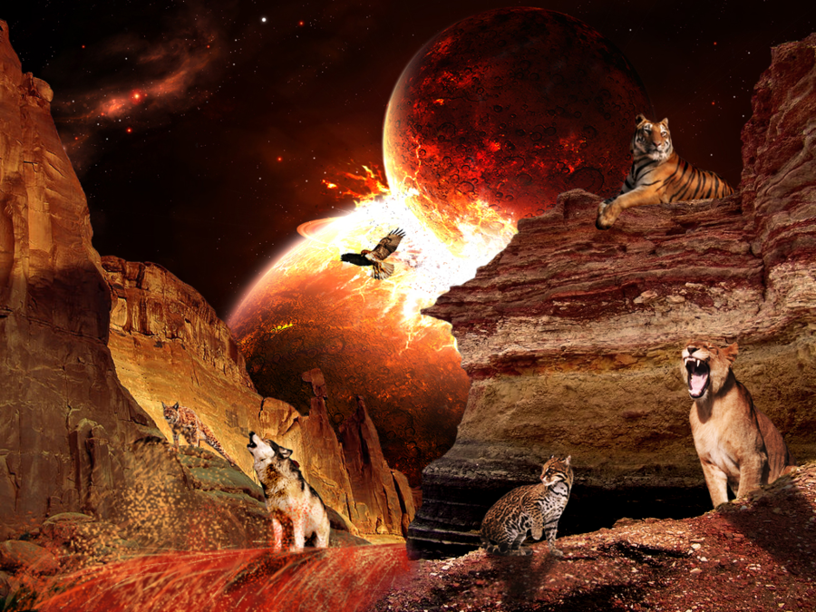End of the world Wallpaper by twistedCaliber on