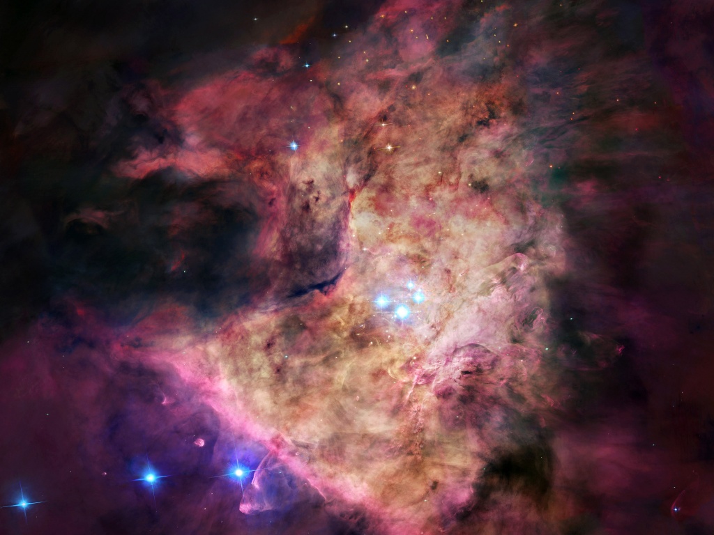 Orion Nebula M42 Hubble Wallpaper HD Desktop