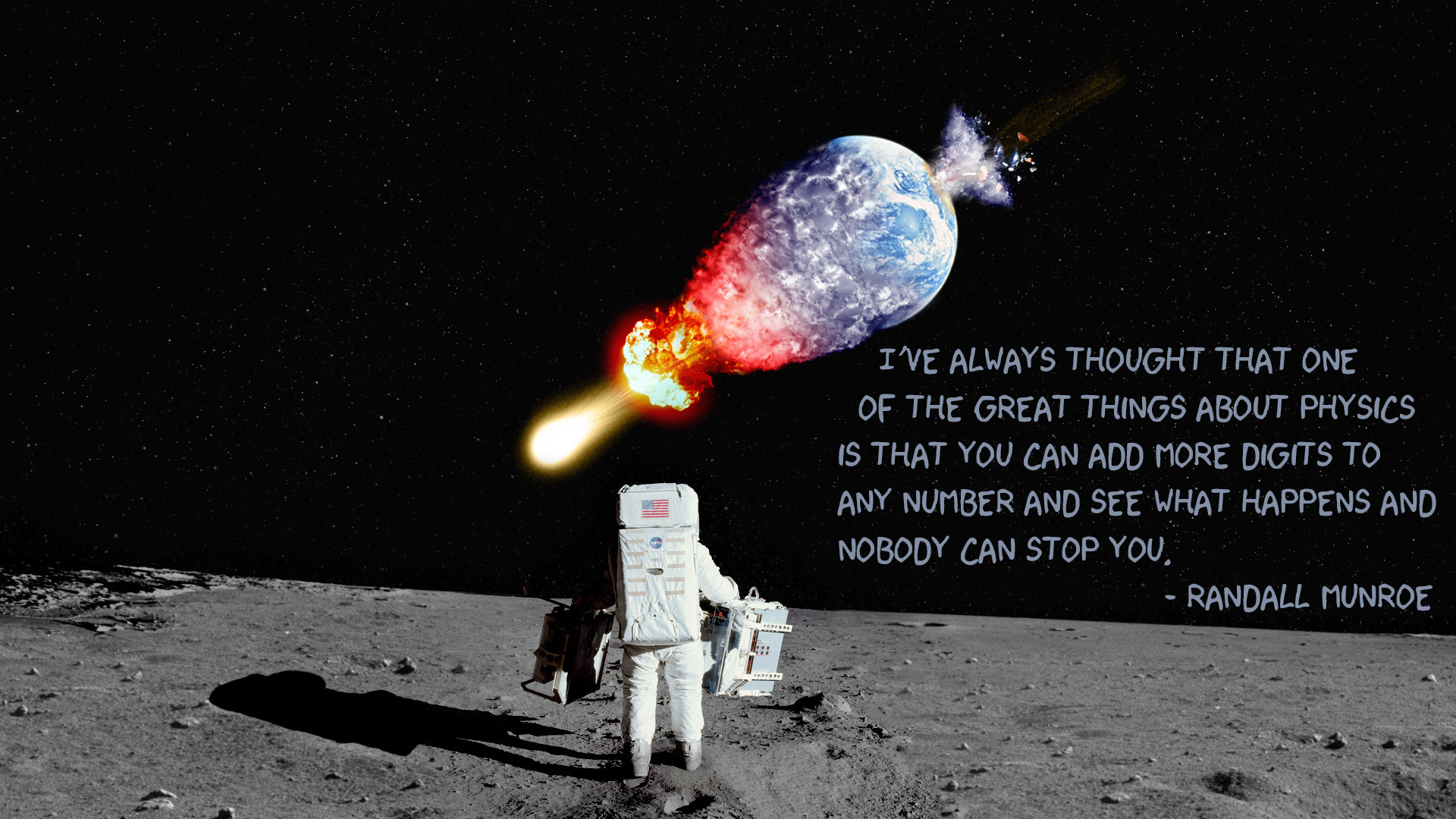 Astronaut Earth Wallpaper Randall Munroe Astronaut Earth