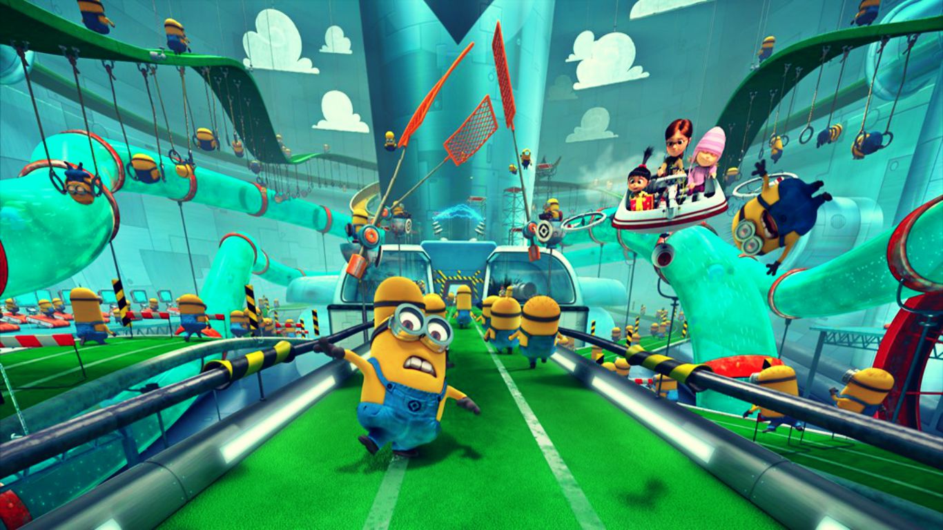 Despicable Me Wallpaper Of Minion Rush Training Grounds HD