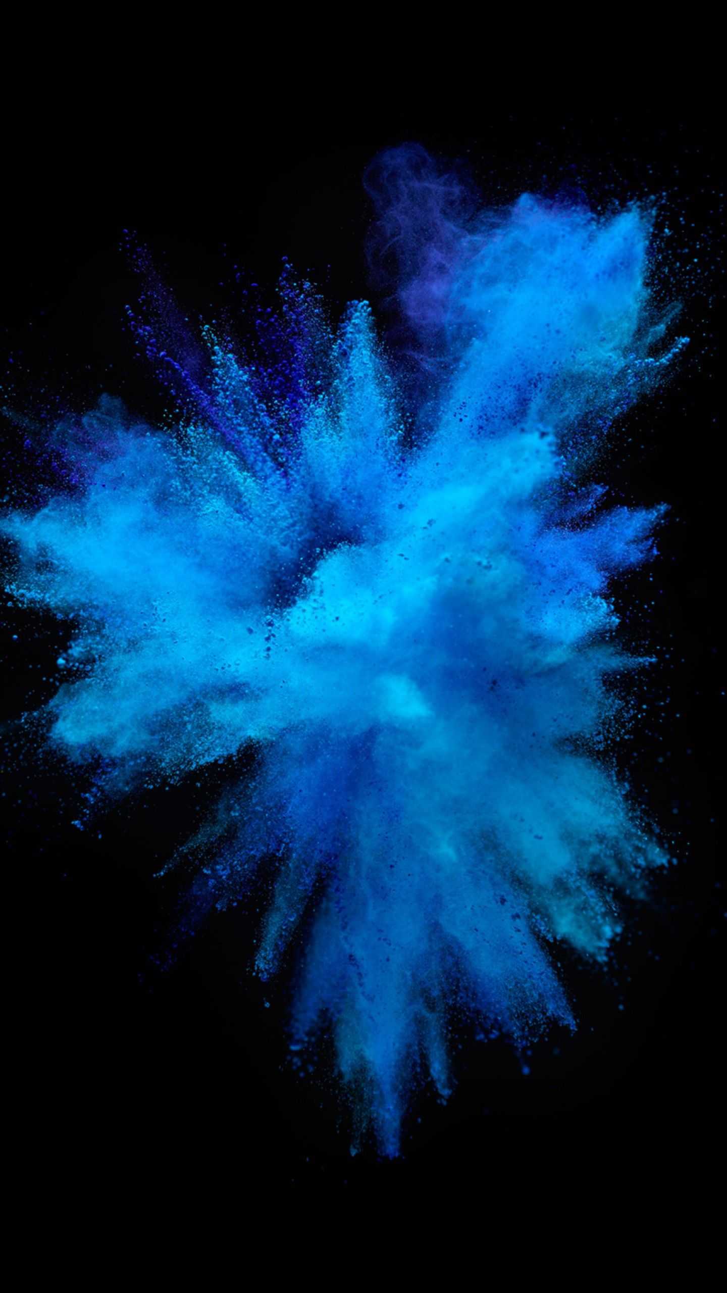 Black And Blue iPhone Wallpaper