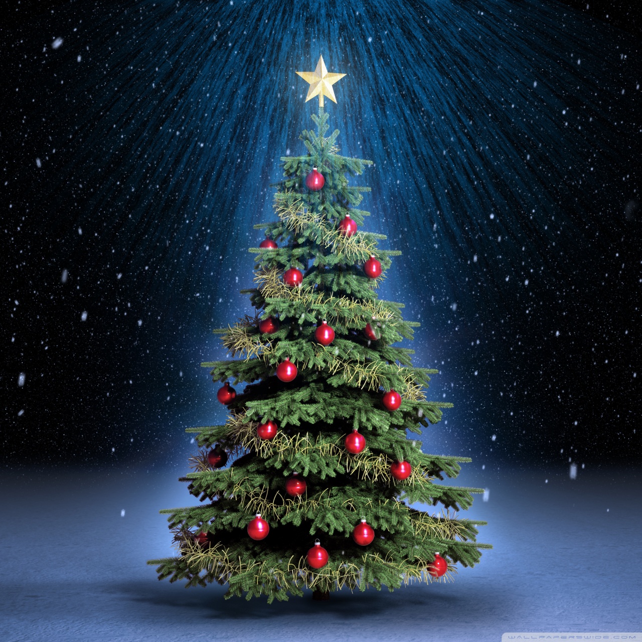 Classic Christmas Tree 4k HD Desktop Wallpaper For Ultra